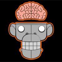 Robot Monkey Brain Logo