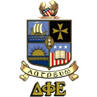 Delta Phi Epsilon Professional Foreign Service Sorority, Mu Chapter Logo