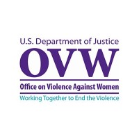 U.S. Department of Justice, The Office on Violence Against Women Logo