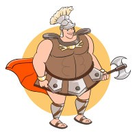 Fat Gladiator Investment Club Logo