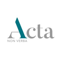 Acta non verba Logo
