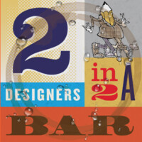 Two Designers Walk Into A Bar Logo