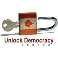 Unlock Democracy Canada Logo