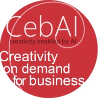 Creativity enabled by AI (CebAI) [pr: see-bay] Logo