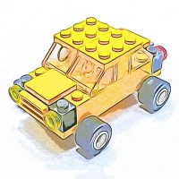Toy Brick Recycling Company Logo