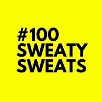 #100sweatysweats Logo