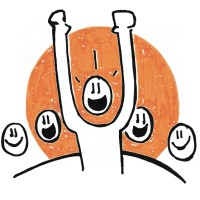 Vergader Jezelf Gelukkig Logo