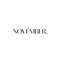NOVÉMBER. Logo
