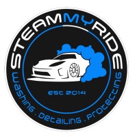 Steam My Ride | Car Wash Logo