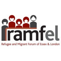 Refugee and Migrant Forum of Essex & London (RAMFEL) Logo