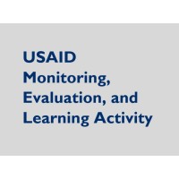 USAID Monitoring, Evaluation, and Learning Activity Logo