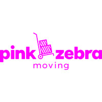 Pink Zebra Moving Logo