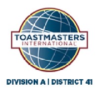 Division A District 41-Toastmasters International Logo