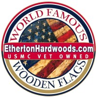 Etherton Hardwoods - World Famous Wooden American Flags - USMC Veteran Owned Business Logo