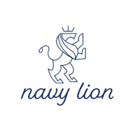 Navy Lion Design Logo
