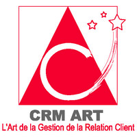 CRM ART- Customer Relationship Management Art Logo