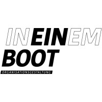 In einem Boot Organisationsgestaltung Logo