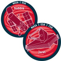 ESA Hubble and Webb Space Telescopes Logo