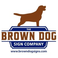The Brown Dog Sign Company Logo