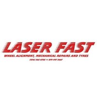 Laser Fast Alignment, Mechanical Repairs & Truck Stop Logo