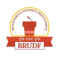 Begum Rokeya University Debate Forum - BRUDF Logo