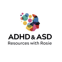 ADHD and ASD Resources with Rosie Logo