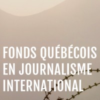 Fonds québécois en journalisme international Logo