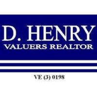 D.HENRY VALUERS REALTOR Logo