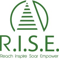R.I.S.E. (Reach Inspire Soar Empower) Academy Logo