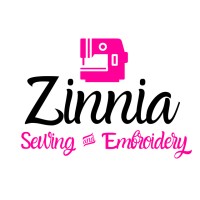 Zinnia Sewing and Embroidery Logo
