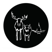 Moose Cow Fish Logo