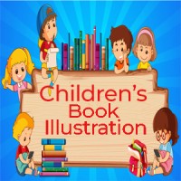 Childrens Book Illustration Logo