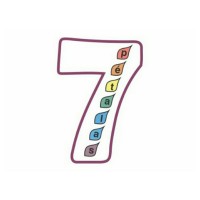 7 pétalas Logo