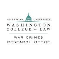 War Crimes Research Office, American University Washington College of Law Logo