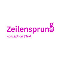 Zeilensprung - Konzeption | Text Logo