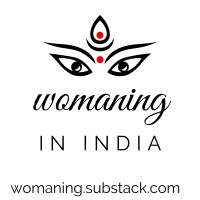 Womaning in India Logo