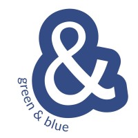 green & blue Logo