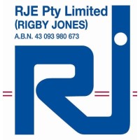 RIGBY JONES (RJE Pty Limited) Logo