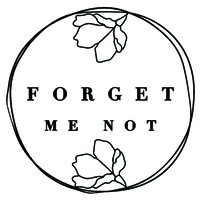 Forget Me Not Custom Gifts Logo