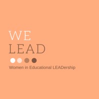 WE LEAD Women in Educational Leadership Logo