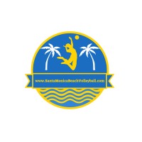 Santa Monica Beach Volleyball Logo