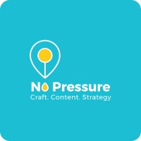 No Pressure. Craft. Content. Strategy. Logo