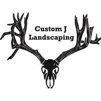Custom J Landscaping Logo