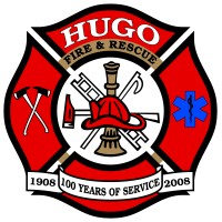 Hugo Fire Department Logo
