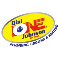 Dial One Johnson Plumbing, Cooling, and Heating Logo
