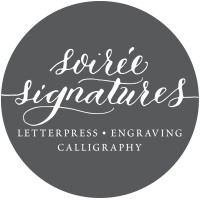 Soiree Signatures Invitation Studio + Calligraphy Logo