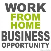 Work From Home - Online Business Opportunity Logo