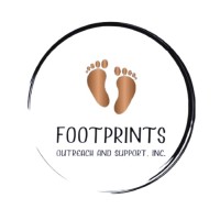 Footprints Outreach and Support Logo