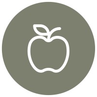 The Optimistic Apple Logo