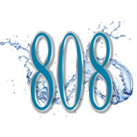 808 Water Logo
